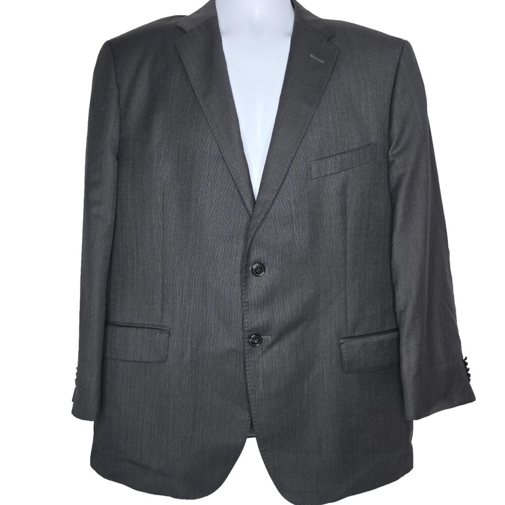 Ermenegildo Zegna Saks Fifth Avenue Blazer Mens 44S /W38 Herringbone Wool Silk